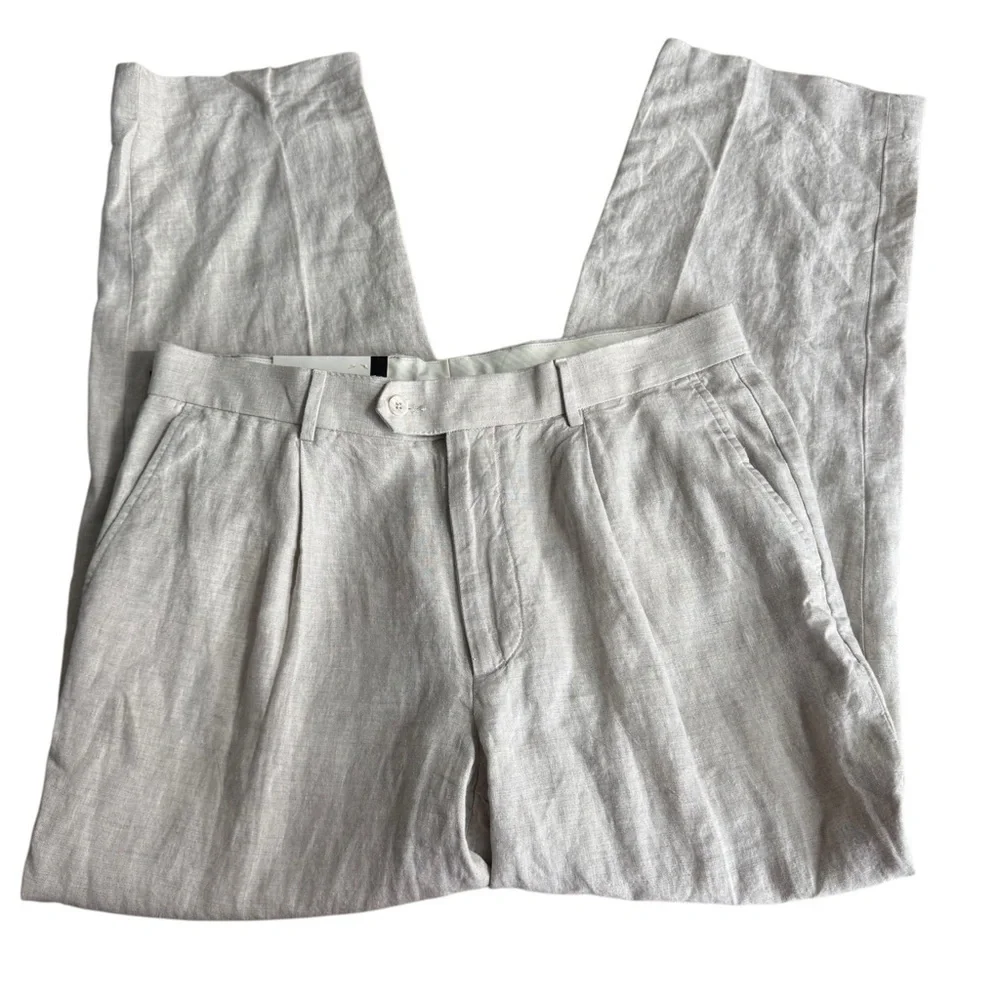 Murano‎ Fine European Linen Trouser Pant NWT 36x32